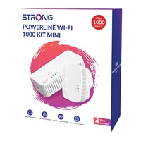 Strong AV1000 Powerline WiFi Kit - 1000Mbps Dual Band Extender (2 Pack) Strong AV1000 Powerline WiFi Kit - 1000Mbps Dual Band Extender (2 Pack)